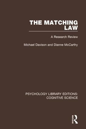 The Matching Law | 1:a upplagan