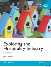 Exploring the Hospitality Industry, Global Edition | 3:e upplagan