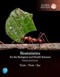 Biostatistics for the Biological and Health Sciences, Global Edition | 3:e upplagan