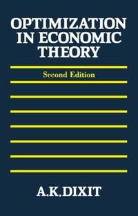 Optimization in Economic Theory | 2:a upplagan