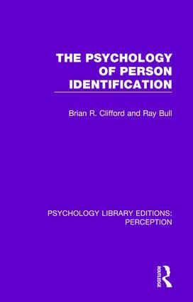 The Psychology of Person Identification | 1:a upplagan