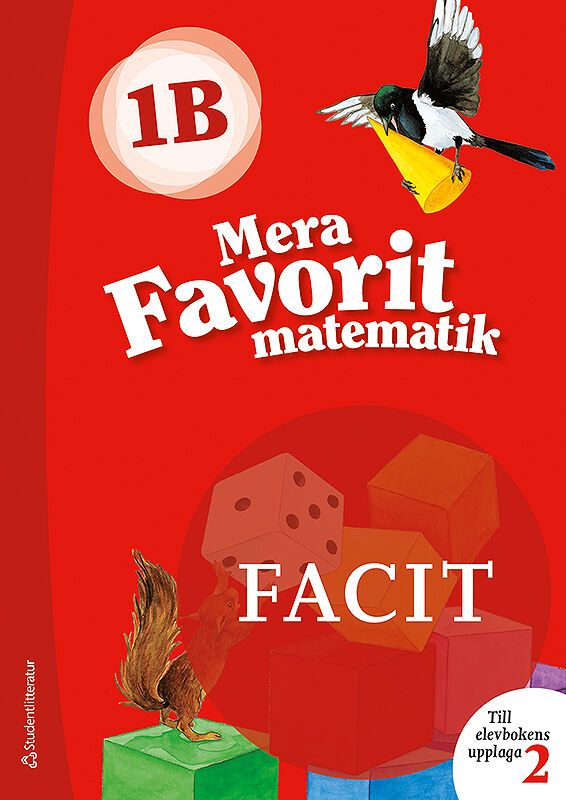 Mera Favorit matematik 1B Facit till uppl.2, 5-pack | 1:a upplagan