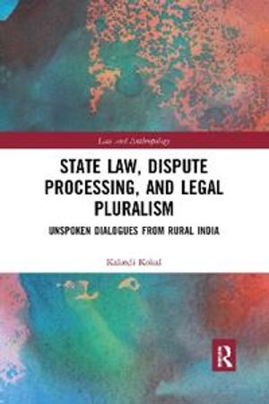 State Law, Dispute Processing And Legal Pluralism | 1:a upplagan