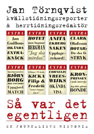 Så var det egentligen : en journalists historia | 1:a upplagan