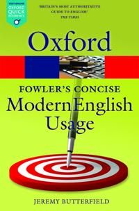 Fowler's Concise Dictionary of Modern English Usage | 0:e upplagan