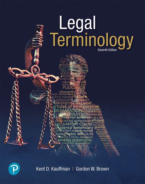 Legal Terminology | 7:e upplagan