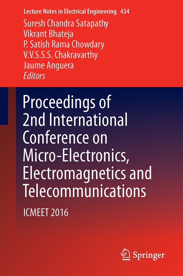 Proceedings of 2nd International Conference on Micro-Electronics, Electromagnetics and Telecommunications | 1:a upplagan