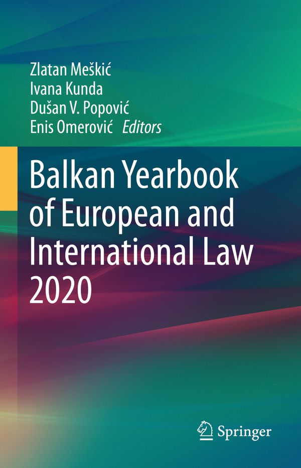 Balkan Yearbook of European and International Law 2020 | 1:a upplagan