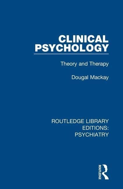 Clinical Psychology | 1:a upplagan