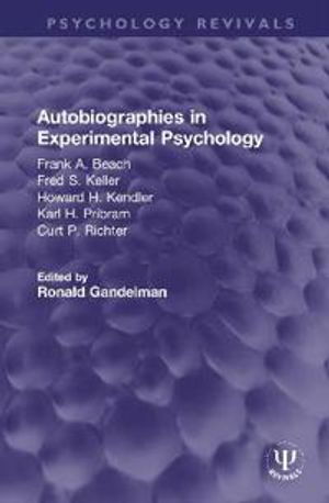 Autobiographies in Experimental Psychology | 1:a upplagan