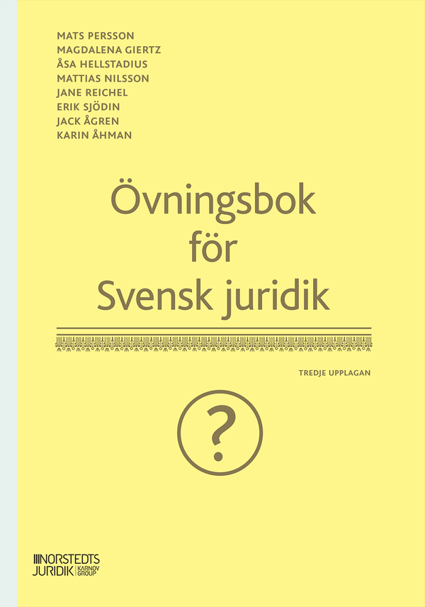 Övningsbok för Svensk juridik | 3:e upplagan