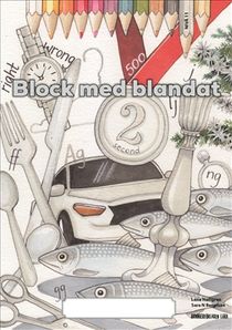 Block med blandat 11 - silver, 5-pack