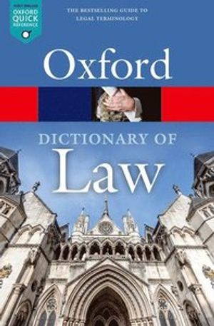 A Dictionary of Law |  2:e upplagan