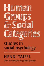 Human Groups and Social Categories | 0:e upplagan