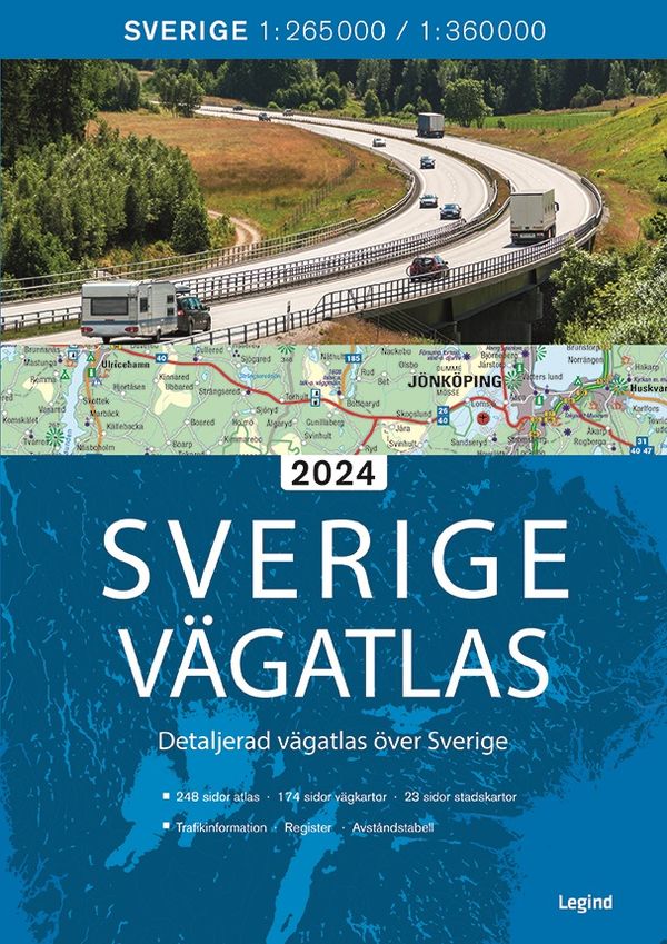 Sverige vägatlas 2024 | 0:e upplagan