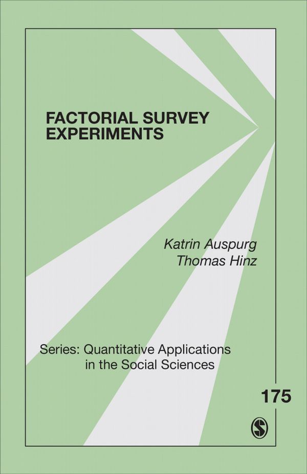 Factorial Survey Experiments | 1:a upplagan
