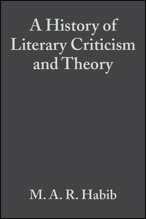 A History of Literary Criticism: From Plato to the Present | 1:a upplagan