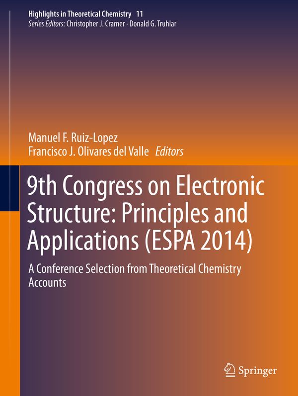 9th Congress on Electronic Structure: Principles and Applications (ESPA 2014) | 1:a upplagan