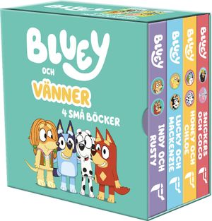 Bluey: Bluey och vänner 4 små böcker | 1:a upplagan