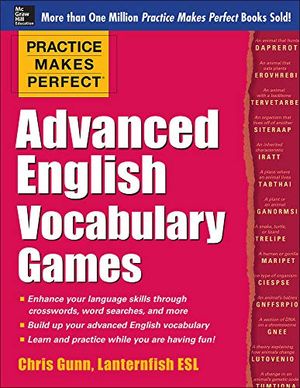 Practice makes perfect advanced english vocabulary games