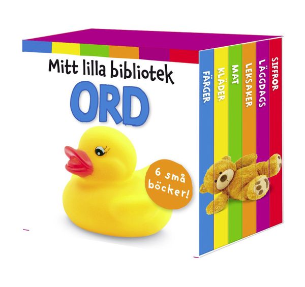 Mitt lilla bibliotek: ord 6 små böcker | 1:a upplagan