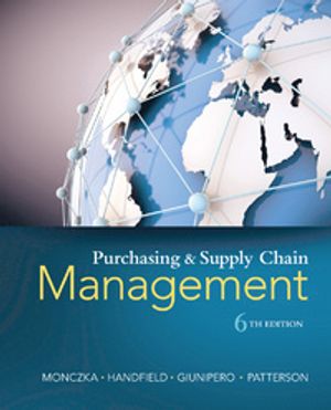 Purchasing and Supply Chain Management | 6:e upplagan