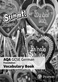 Stimmt! AQA GCSE German Foundation Vocabulary Book (pack of 8) | 0:e upplagan