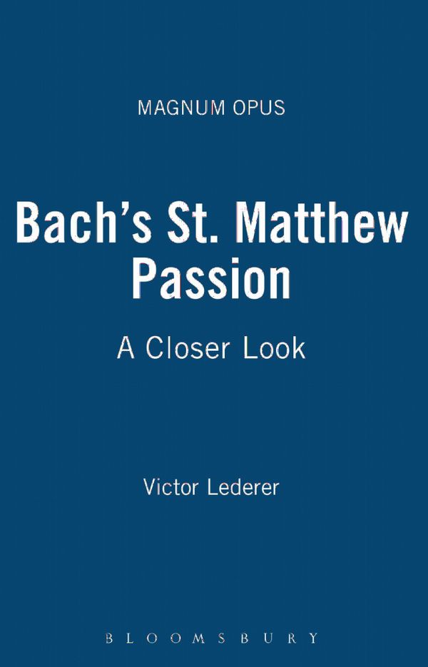 Bach's St. Matthew Passion