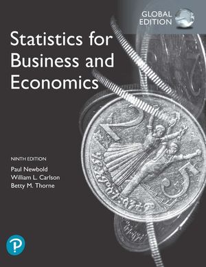 Statistics for Business and Economics, Global Edition | 9:e upplagan