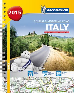 Italien 2015 Atlas Michelin A4 : 1:200000 | 1:a upplagan