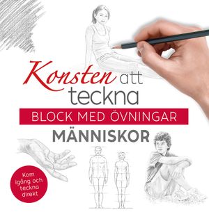 Konsten att teckna: block med övningar Människor | 1:a upplagan