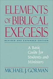 Elements of Biblical Exegesis | 0:e upplagan