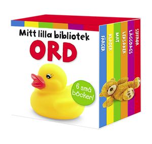 Mitt lilla bibliotek: ord 6 små böcker