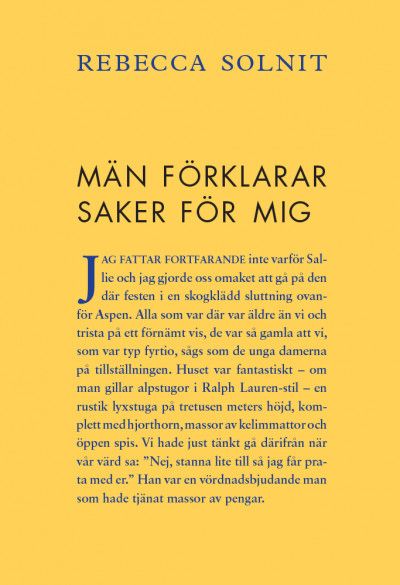 Män förklarar saker för mig | 0:e upplagan