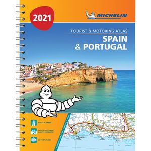 Spain & Portugal 2021 - tourist and motoring atlas (a4-spiral)