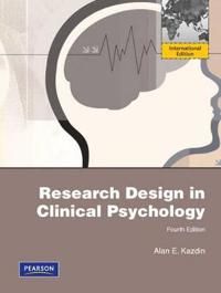 Research design in clinical psychology | 4:e upplagan