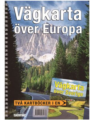 Vägkarta över Europa och Sverige