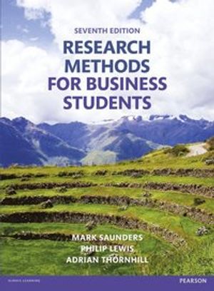 Research Methods for Business Students | 7:e upplagan