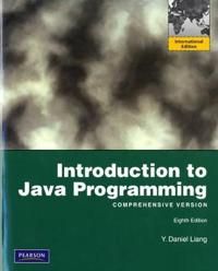 Introduction to Java Programming, Comprehensive | 8:e upplagan