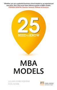 25 Need-to-Know MBA Models | 0:e upplagan