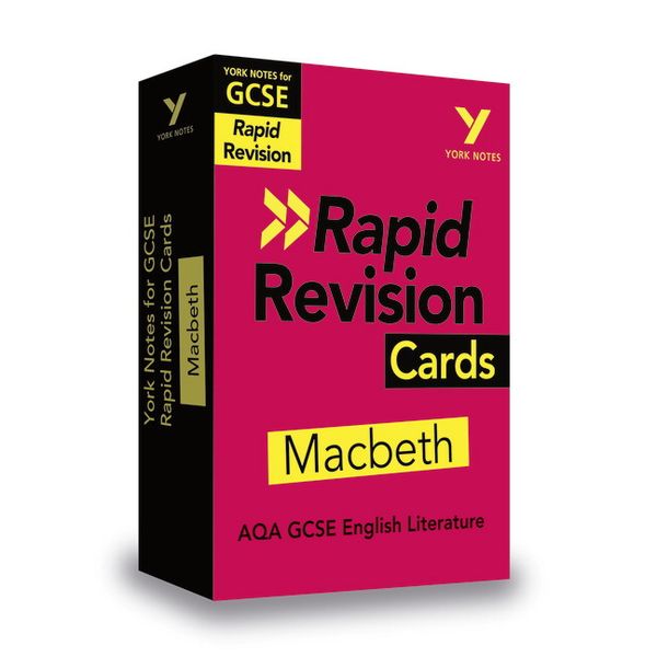 York Notes for AQA GCSE (9-1) Rapid Revision: Macbeth Cards - Refresh, Revise and Catch up! | 0:e upplagan