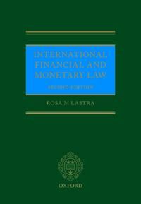International Monetary and Financial Law | 0:e upplagan