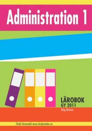 Administration 1 - Lärobok | 1:a upplagan