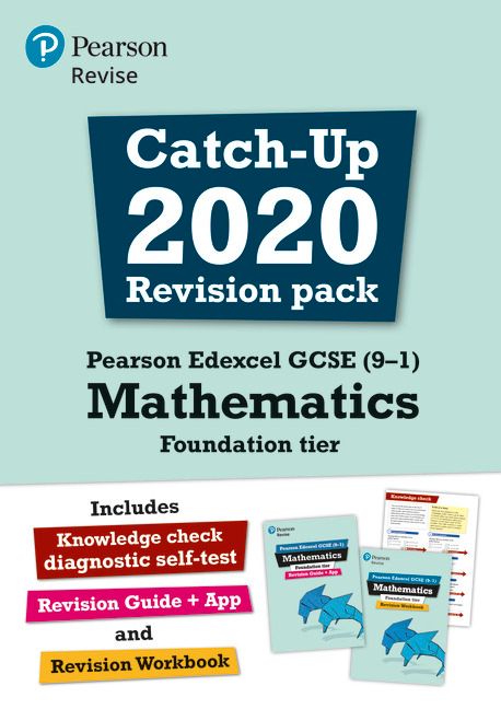 Pearson Edexcel GCSE (9-1) Mathematics Foundation tier Catch-up 2020 Revision Pack | 0:e upplagan