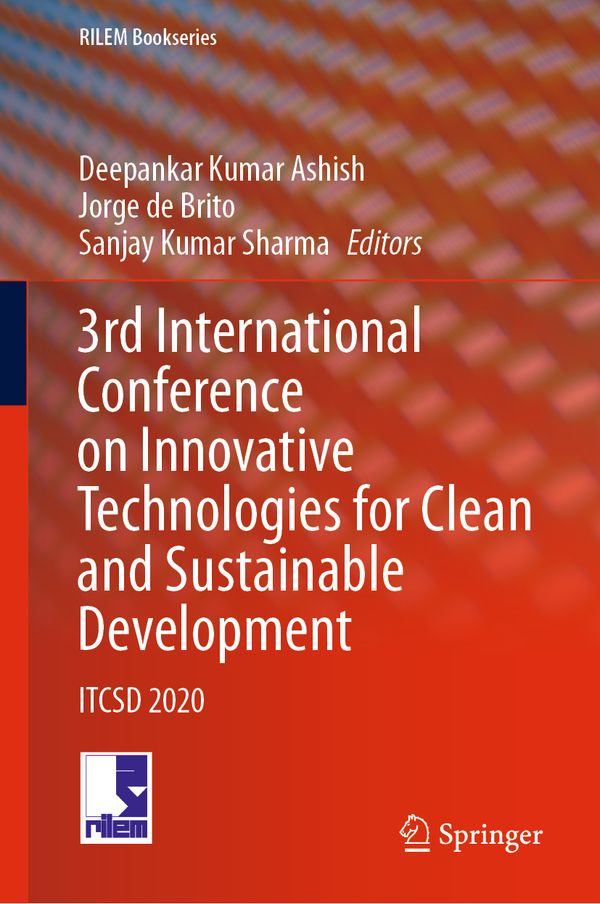 3rd International Conference on Innovative Technologies for Clean and Sustainable Development | 1:a upplagan