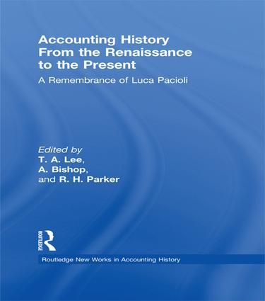 Accounting History from the Renaissance to the Present | 1:a upplagan