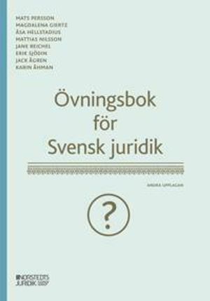 Övningsbok för Svensk juridik |  2:e upplagan