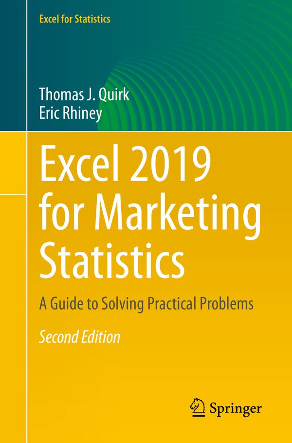 Excel 2019 for Marketing Statistics | 2:a upplagan