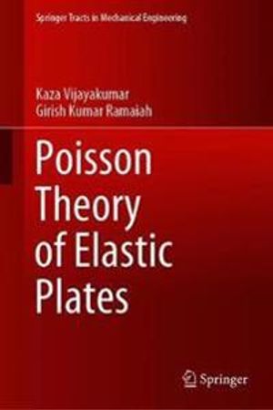 Poisson Theory of Elastic Plates | 1:a upplagan