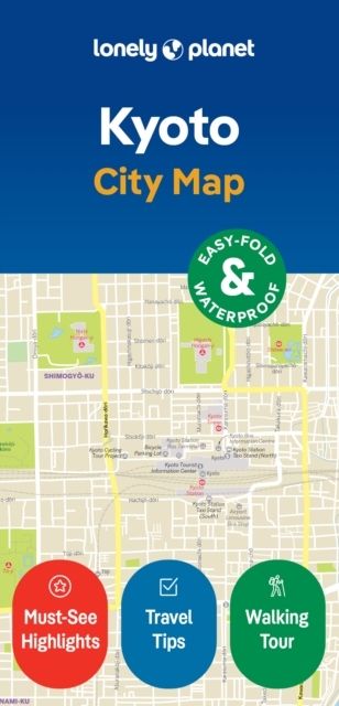 Lonely Planet Kyoto City Map | 2:a upplagan
